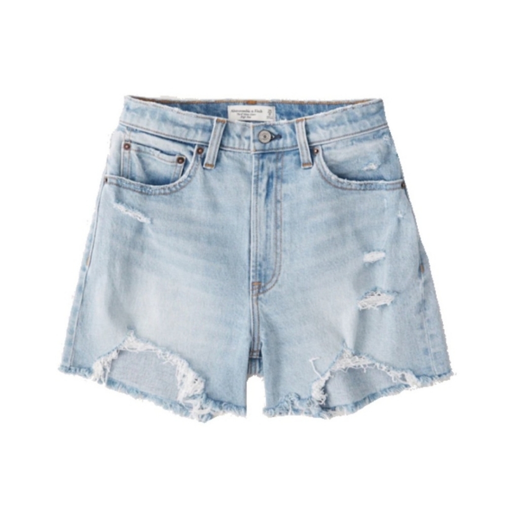 Abercombie and fitch high rise mom shorts